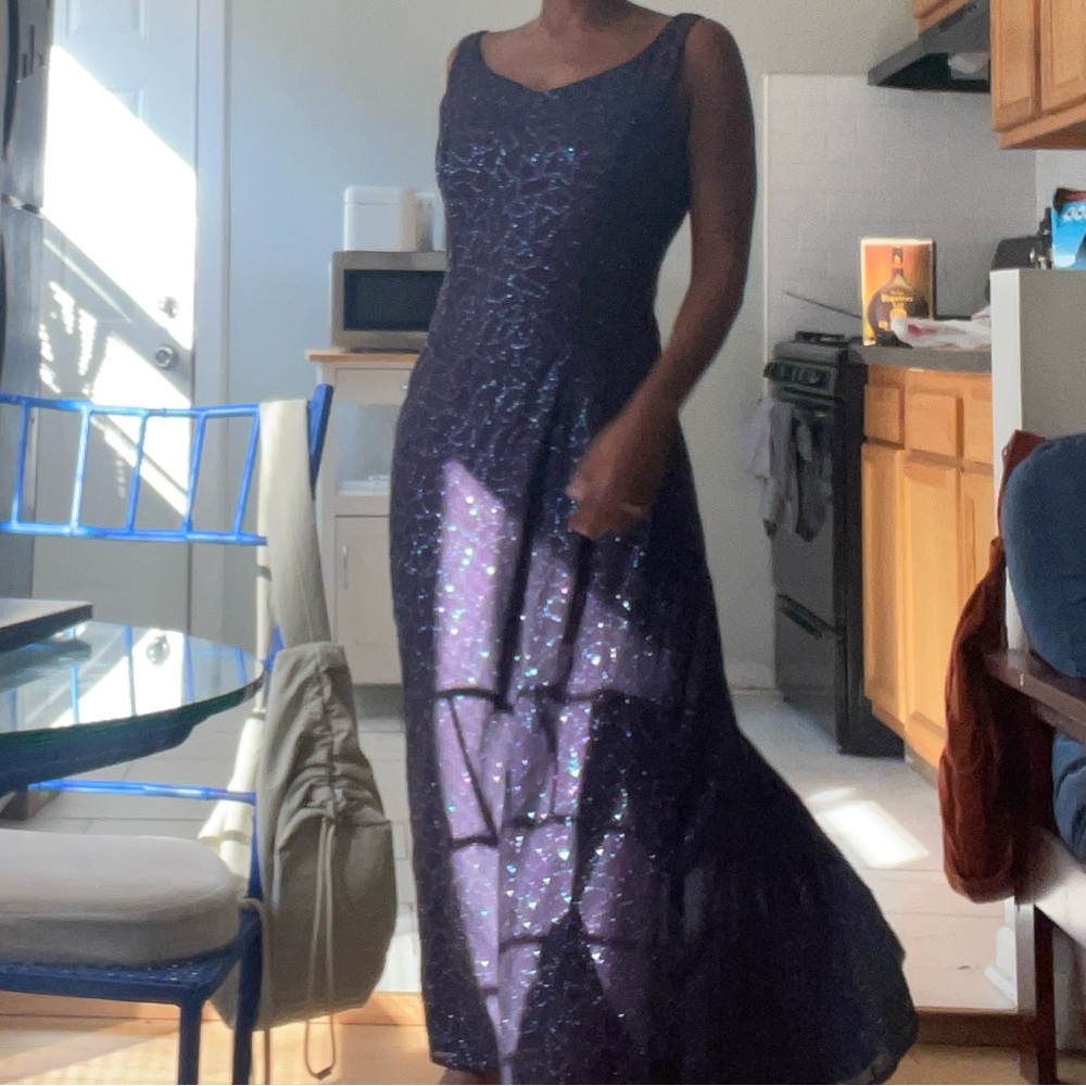 Chic Purple Reggio Maxi Dress